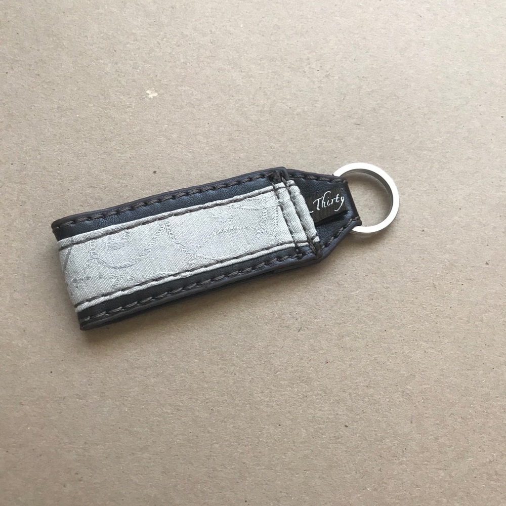 Thirty-One Key Fob in the color brown